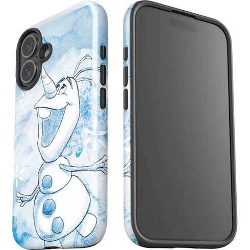 Disney Frozen Frozen Olaf Art iPhone 16 Impact Case